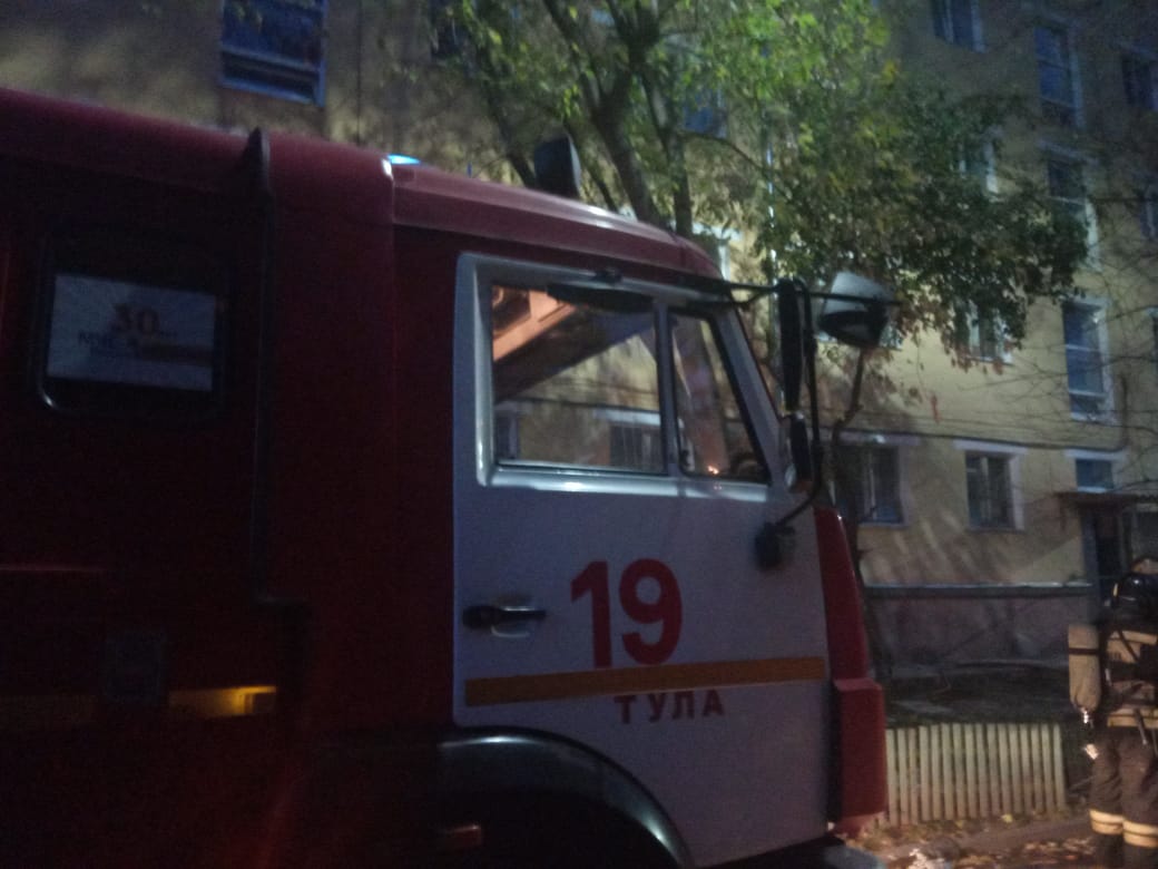 В Туле подвал многоквартирного дома тушили 11 пожарных расчетов