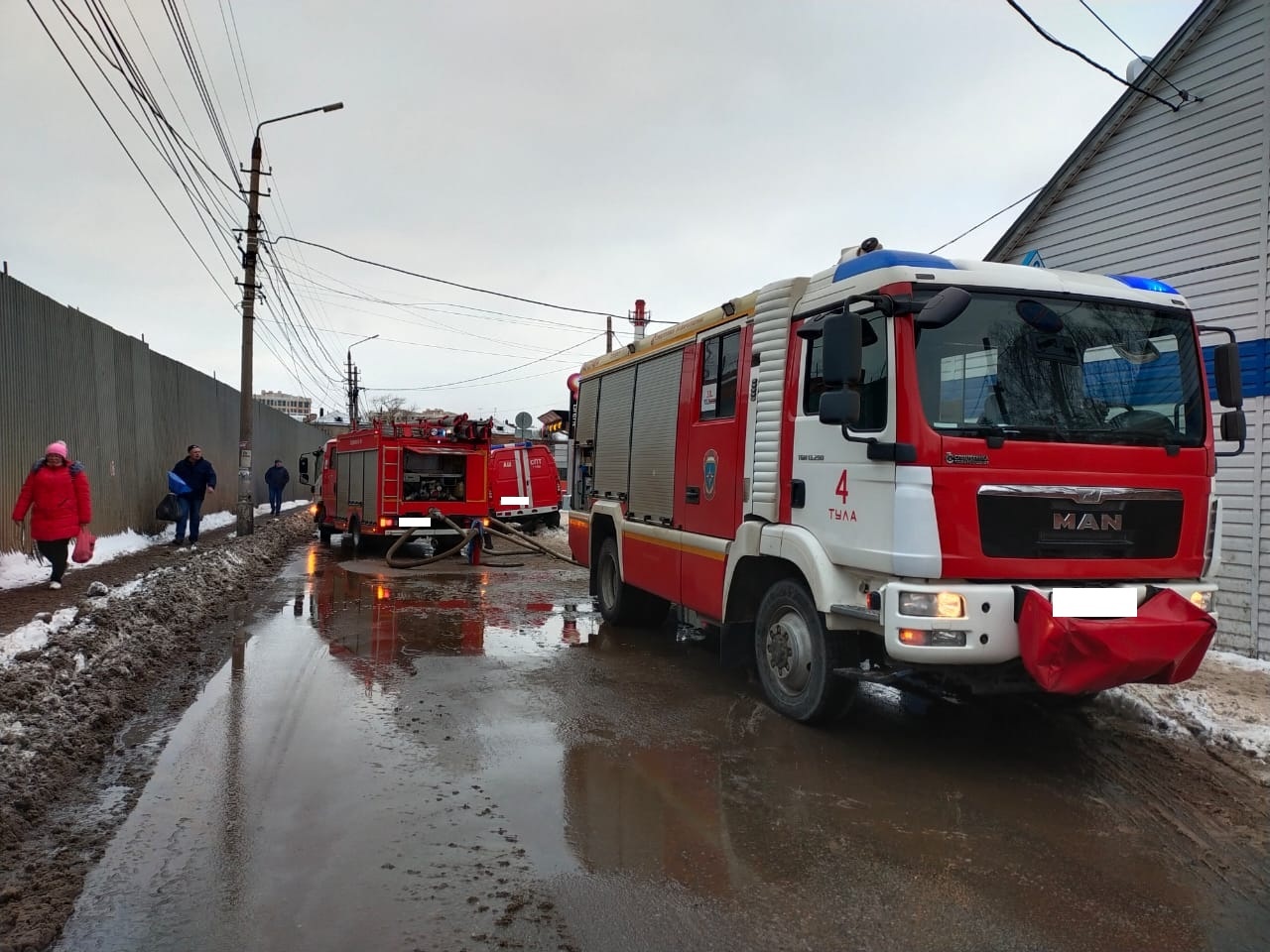 В Туле ликвидирован пожар в тире «Динамо»