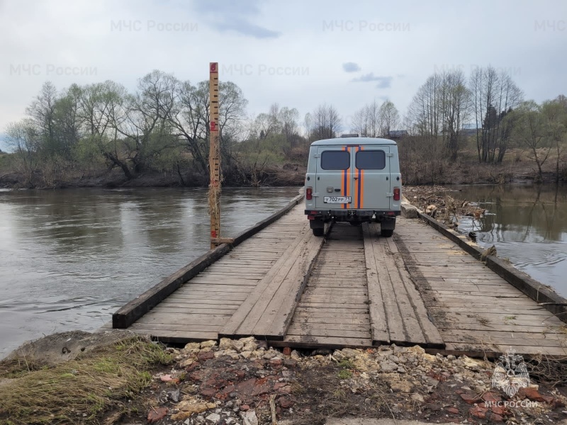 3 моста в Тульской области освободились от воды