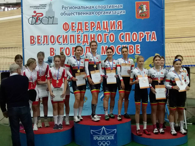 Туляки стали победителями Первенства России по велоспорту в командной гонке преследования