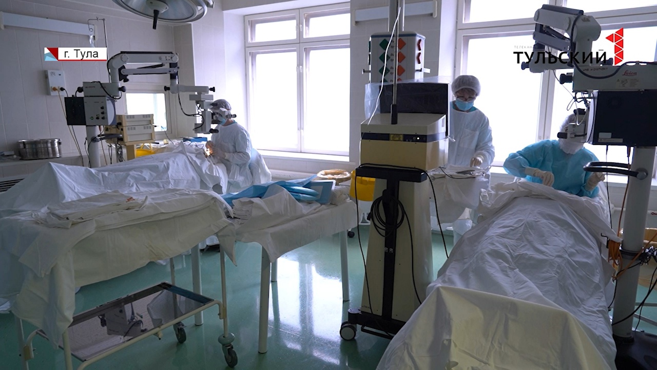 В Тульской областной клинической больнице перевыполнили план по операциям на глаза
