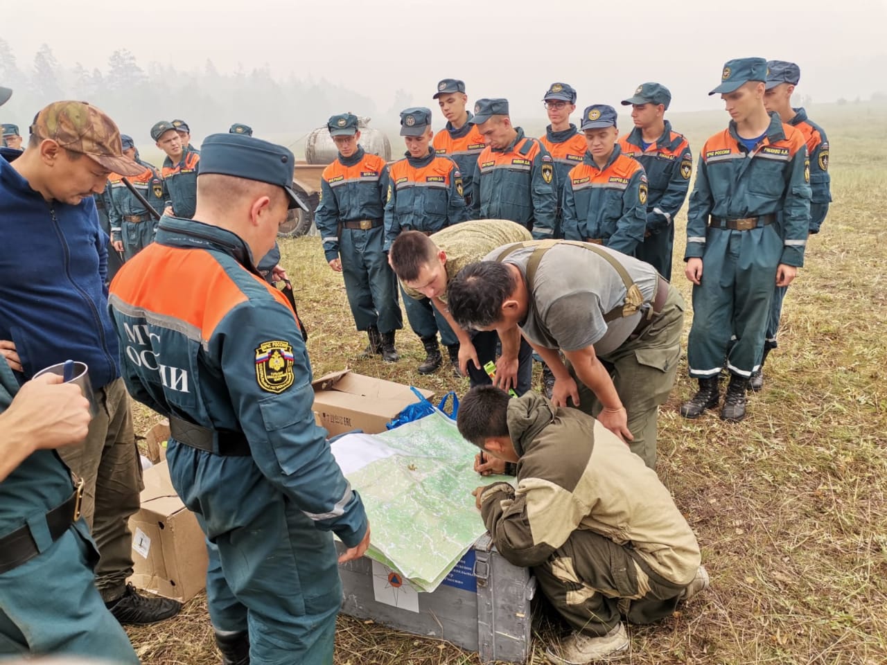 Тульские спасатели помогают тушить лесные пожары в Якутии