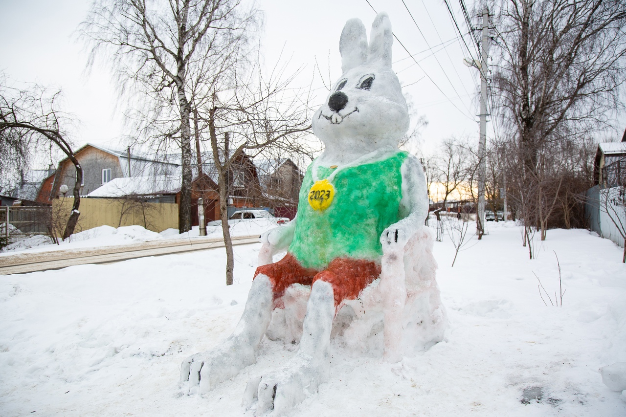 Снежные кролики арт кристальные