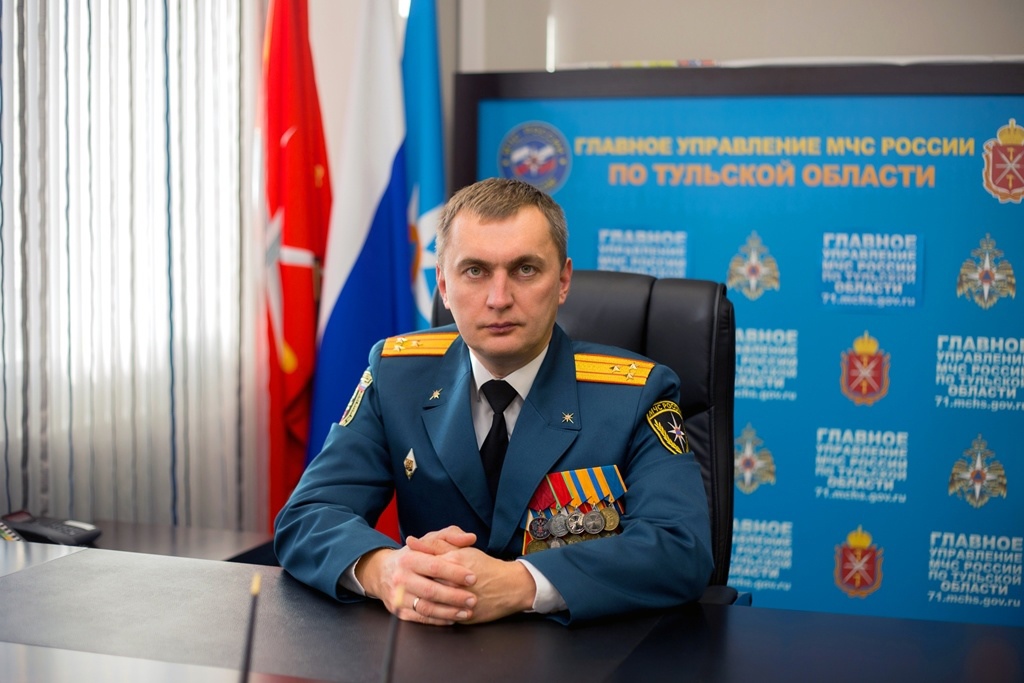 Начальнику тульского ГУ МЧС России присвоили звание генерала