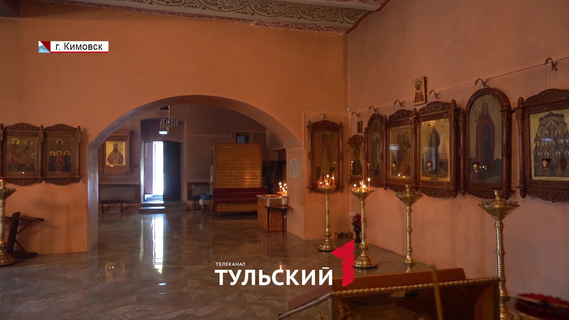 В Кимовске на месте разрушенного фашистами магазина открыли храм