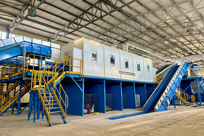 В Узловой открылся новый комплекс по обращению с ТКО