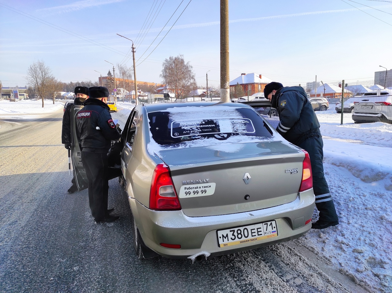 За неделю с тульских дорог инспекторы ГИБДД убрали 5 незаконных такси