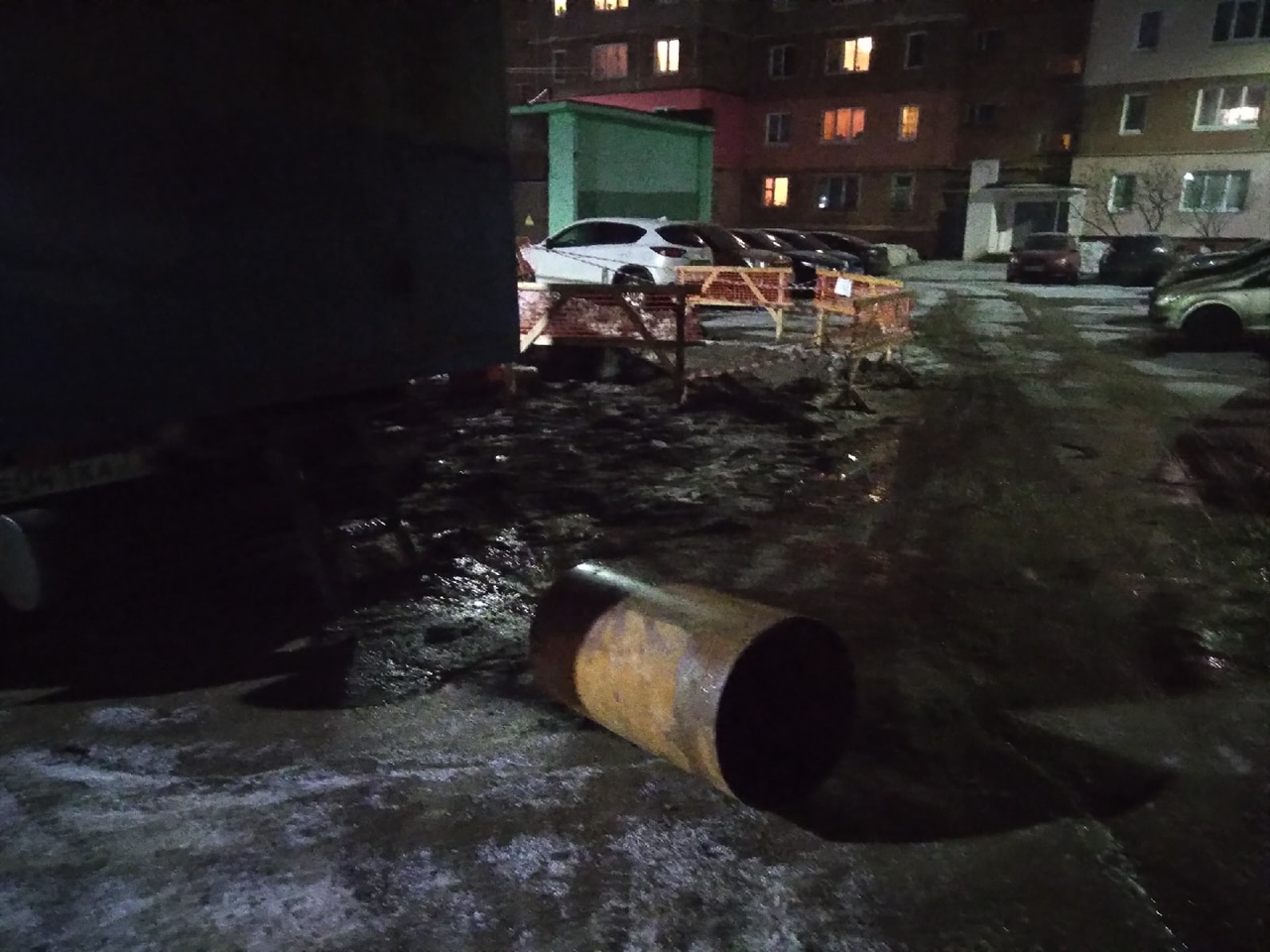 В Туле на улице Овражной за три дня произошло три порыва водопровода