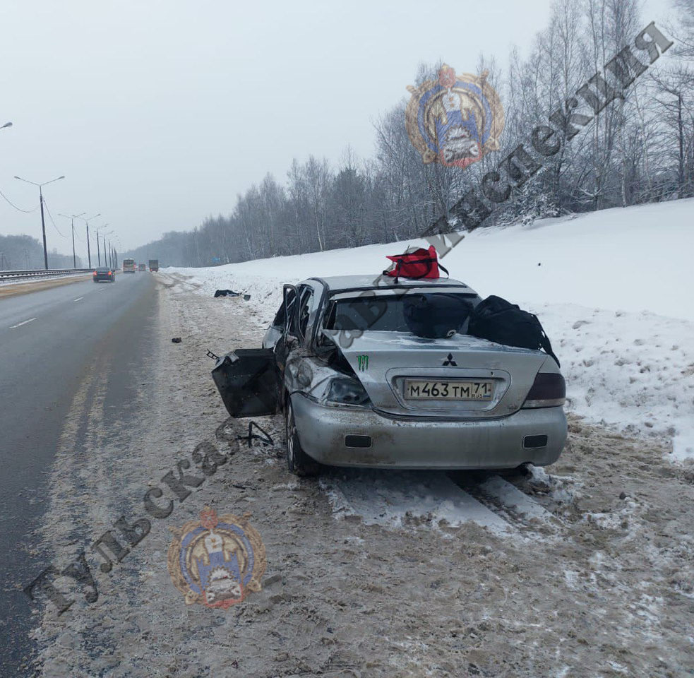 В ДТП на трассе М-2 «Крым» в Тульской области скончался пешеход